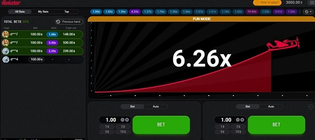 Aviator Crash Game Bet